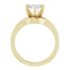 14K Yellow 9x7 mm-Oval Solitaire Engagement Ring Mounting-127313