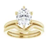 14K-Yellow-9x7mm-Oval Solitaire Engagement Ring Mounting-127313