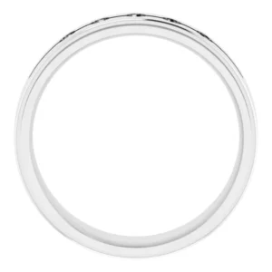 18K White 6 mm Accented Band Mounting Size 5.5-126218