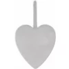 Sterling-Silver-Engravable Heart Pendant-88119